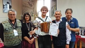 Nicolò Di Mattia vince il 6° festival toscano dell'organetto diatonico