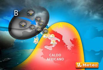 Italia spaccata in due tra temporali e caldo africano: le previsioni meteo