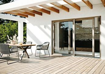 Spazio alla convivialità con lo scorrevole panoramico HST di WnD