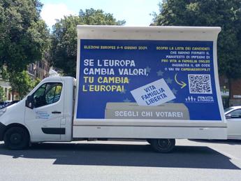 Elezioni Europee. Pro Vita Famiglia: camion vela a Roma e Milano per promuovere candidati pro-life
