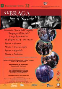 Teramo, tutto pronto per il concerto finale “Braga per il Sociale”