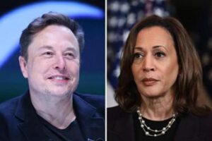 Elon Musk viola le regole di X, posta un video deepfake su Kamala Harris