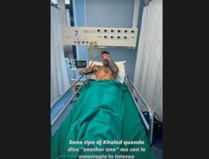 Fedez, nuovo ricovero in ospedale per emorragia: “Salvato prima che fosse tardi”