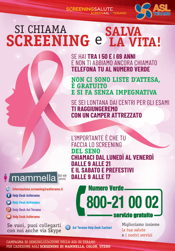 A Roseto il camper per lo screening mammografico: visite gratuite