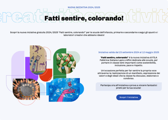 FILA lancia l’Hub Insegnanti “Un Futuro da Colorare” e presenta il progetto per l’anno scolastico 2024/2025 “Fatti sentire, colorando!”