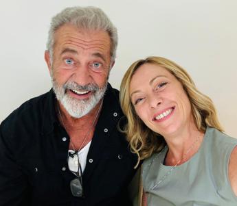 Giorgia Meloni, selfie con Mel Gibson: ecco ‘Mel & Mel’