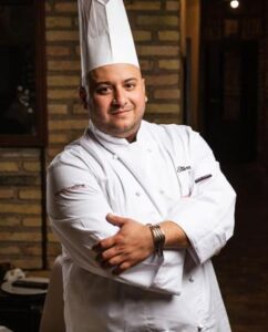 Lo chef 5 stelle Michelin Igles Corelli al Ristorante La Conchiglia di Stiven Toro