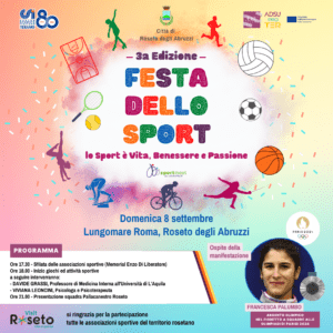Torna domenica la festa dello sport di Roseto degli Abruzzi