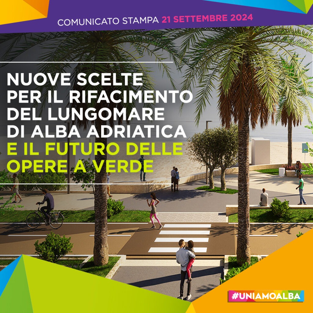 Uniamo Alba, nuove scelte per il rifacimento del lungomare