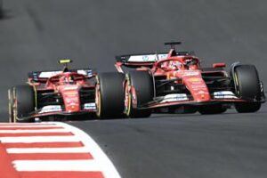 Gp Austin, doppietta Ferrari: Leclerc trionfa davanti a Sainz