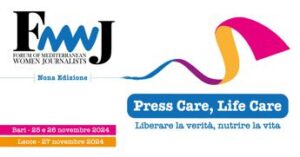 Il 9° Forum of Mediterranean Women Journalists a Bari il 25-26 novembre e a Lecce il 27