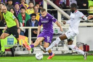 Milan ko 2-1 a Firenze, Adli e Gudmundsson stendono i rossoneri