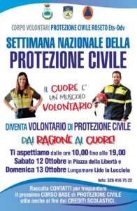 Settimana nazionale della protezione civile: le iniziative a Roseto
