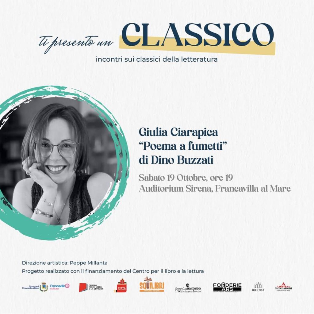"Ti presento un classico" chiude con Giulia Ciarapica e l'appuntamento su Buzzati