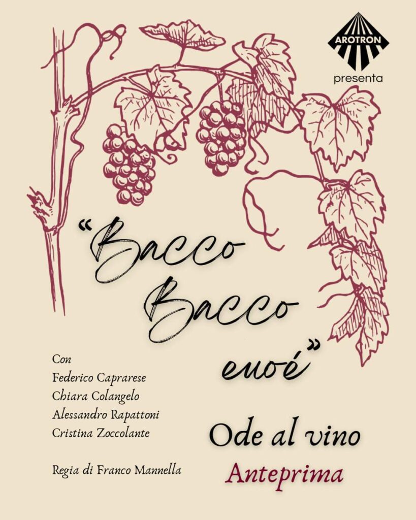 Borgo DiVino a Pianella, l'inno al vino di Arotron con "Bacco Bacco euoé"