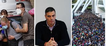 Alluvione Spagna, Sanchez: “Almeno 211 morti a Valencia”. Donna salvata dopo 3 giorni in auto