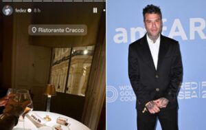 Fedez, cena romantica da Cracco con una ragazza: l’ultima volta era andato con Chiara Ferragni