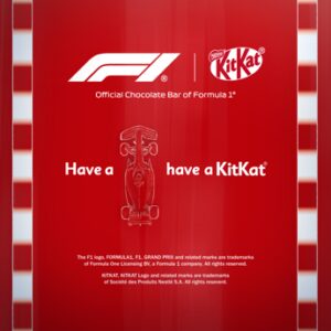 KitKat è lo snack di cioccolato ufficiale della F1®