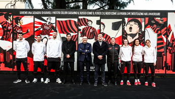 AC Milan e SNAIFUN svelano il murale per celebrare i 125 anni dalla nascita del club