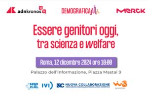 ‘Essere genitori oggi, tra scienza e welfare’, il 12 dicembre evento Adnkronos Q&A