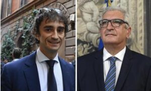 Foti e Bignami al ‘primo giorno di scuola’, il neo ministro: “Emozionato? Faccio il mio dovere”