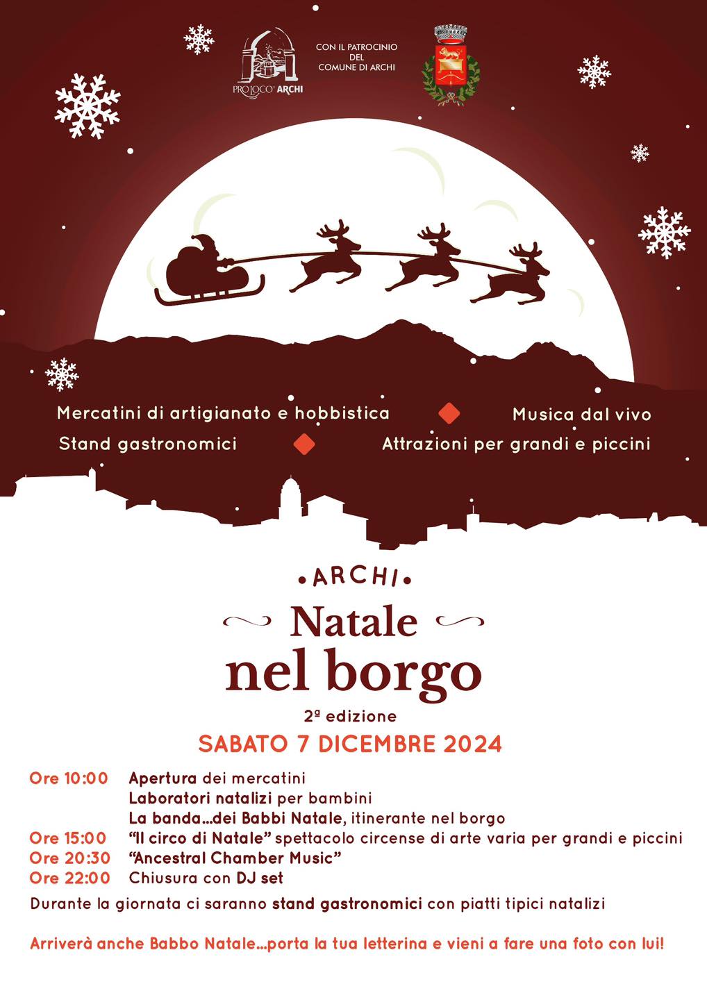 Ad Archi la seconda edizione di “Natale nel borgo”