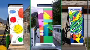 ‘The Art in Motion Museum’, la rete di ricarica diventa museo a cielo aperto