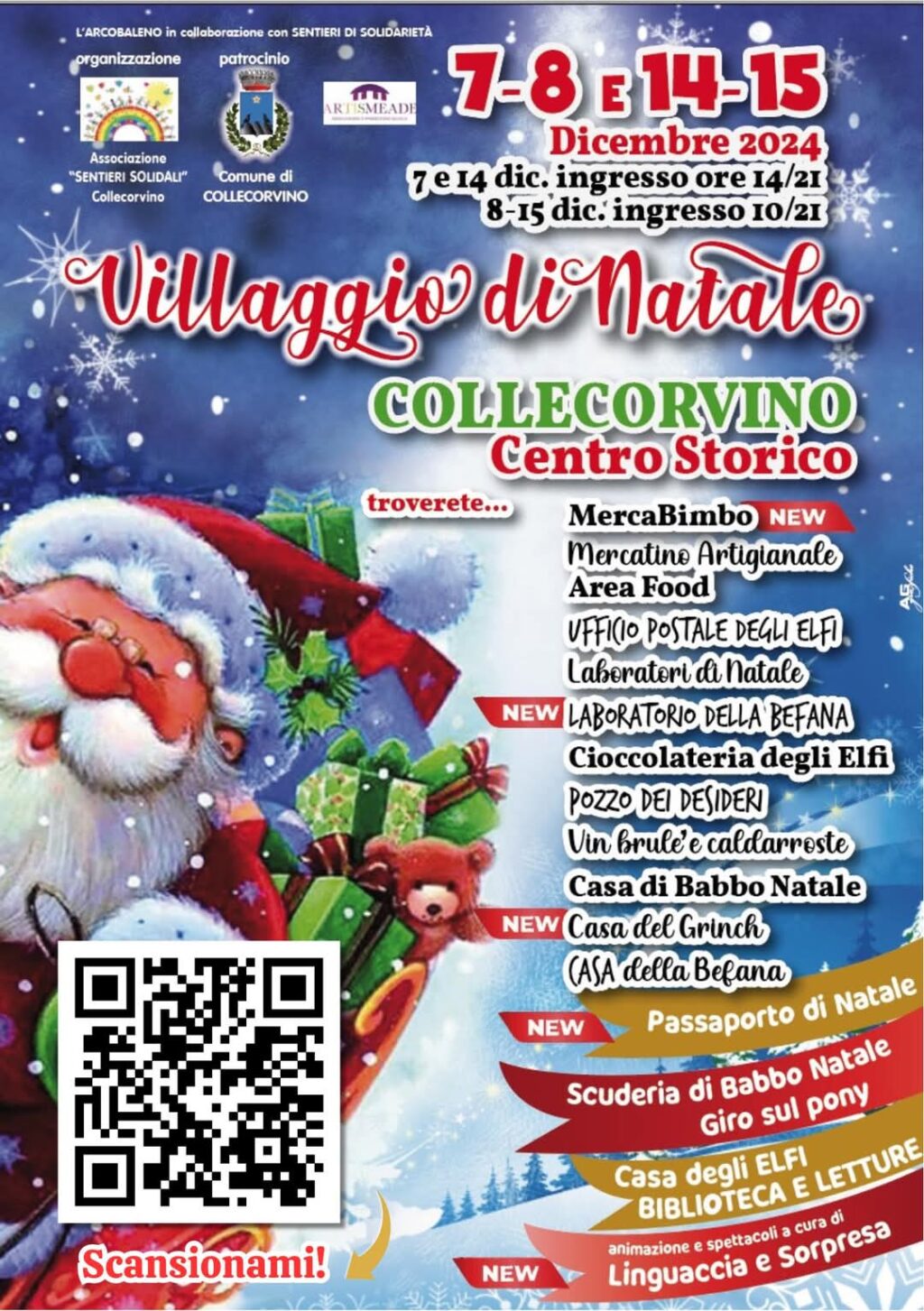 A Collecorvino si accende il "Villaggio di Natale"
