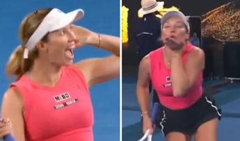 Australian Open, Collins ‘bad girl’: scintille col pubblico – Video