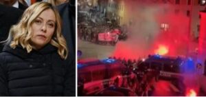 Ramy, agenti feriti a corteo Roma. Meloni: “Ennesimo ignobile episodio”