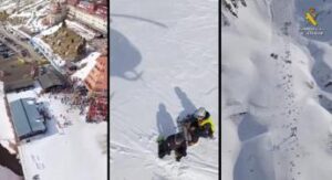 Spagna, seggiovia cade da 15 metri d’altezza ad Astún: dieci feriti, due gravi