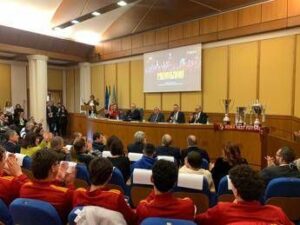 Aurigemma (Reg. Lazio): “Insieme a due squadre premiamo i valori importanti dello sport”