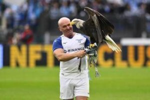 Bernabé, si rivede l’ex falconiere della Lazio. E Olympia tornerà a volare