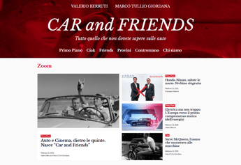 ‘Car and Friends’, arriva un sito dedicato ad appassionati di cinema e auto