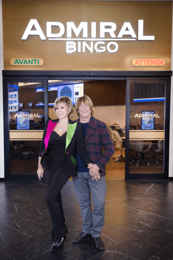 Enzo Paolo Turchi e Carmen Russo brand ambassador ADMIRAL: ospiti d’eccezione a Vicenza per un evento in occasione del Carnevale