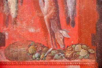 Pompei, scoperto grande affresco sul culto di Dioniso
