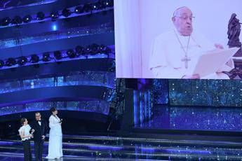 Sanremo 2025, Conti: “Video del Papa è vecchio? E’ fantascienza”