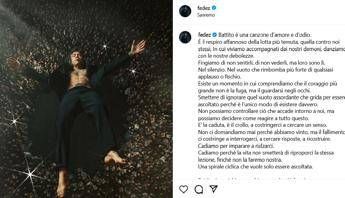 Sanremo, Fedez spiega ‘Battito’: “È il respiro affannoso della lotta contro noi stessi”
