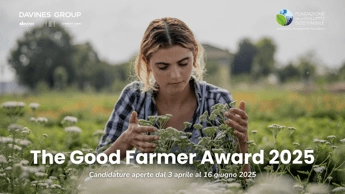 Agricoltura biologica e rigenerativa, al via candidature The Good Farmer Award 2025