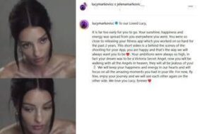 E’ morta la top model Lucy Markovic, aveva 27 anni