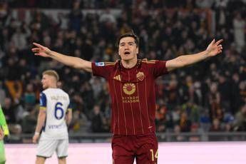 Il Verona battuto con un gol di Shomurodov, la Roma sale al 5° posto