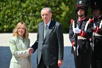 Italia-Turchia, Erdogan a Villa Pamphili per vertice con Meloni