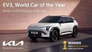 Kia EV3 è World Car of the Year 2025