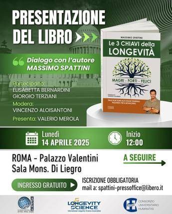 Presentazione a Roma di “Le 3 Chiavi della Longevità” con Massimo Spattini e il nuovo Master in Health Personal Trainer
