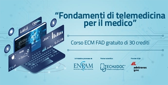 Sanità: telemedicina, Enpam lancia corso Ecm gratuito per medici e dentisti