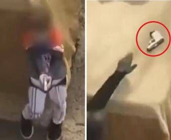 Bambini armati contro la polizia, operazione ad alta tensione – Video