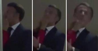 Brigitte e la ‘manata’ a Macron. Lui: “Nessuna lite, stavamo scherzando” – Video