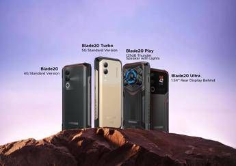Doogee Blade20 Turbo: il rugged phone ultrasottile con batteria da 10300mAh e Android 15
