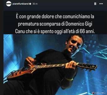 È morto Domenico Canu, il chitarrista dei Planet Funk aveva 66 anni