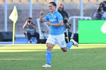 Lecce-Napoli 0-1, gol di Raspadori e Conte vede lo scudetto